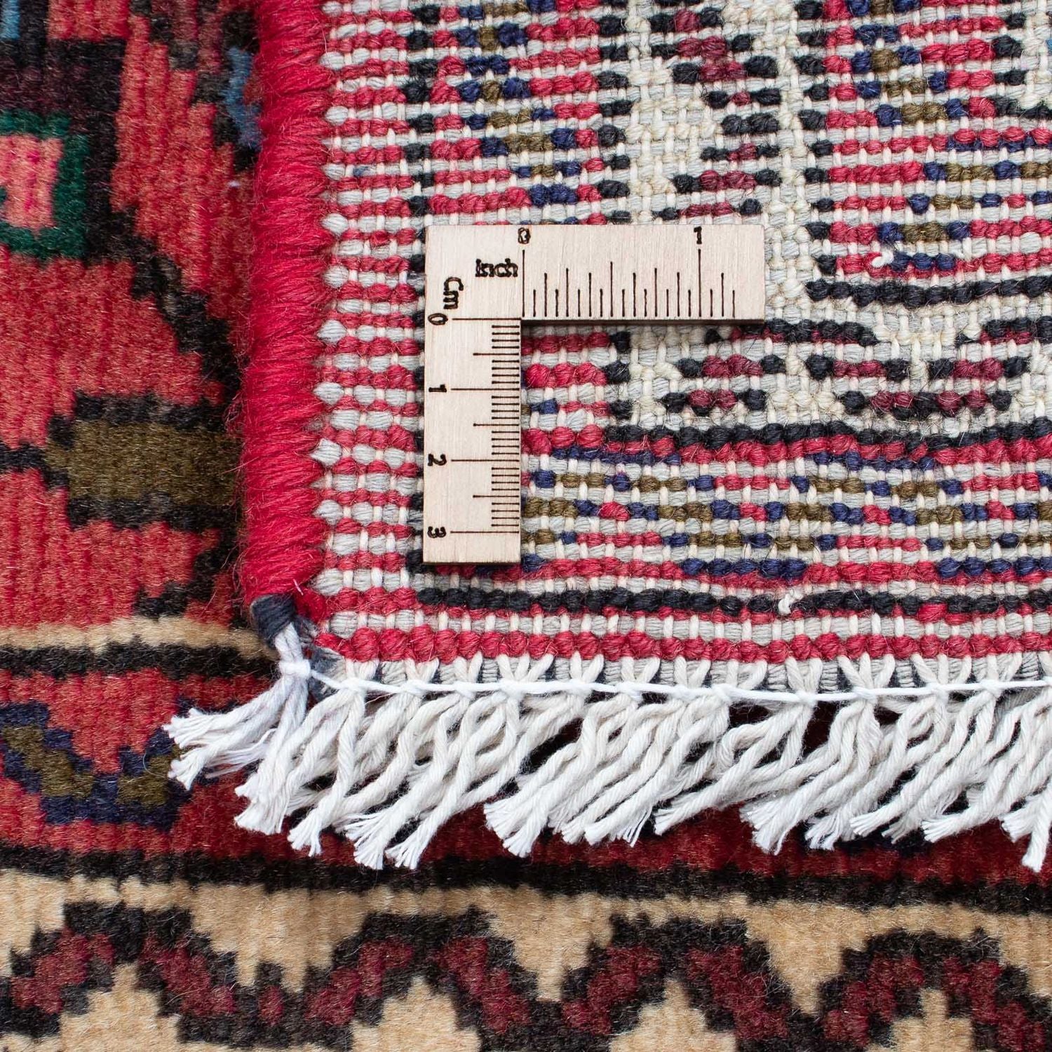 Tapis de couloir Tapis persan - Nomadic - 195 x 72 cm - rouge foncé