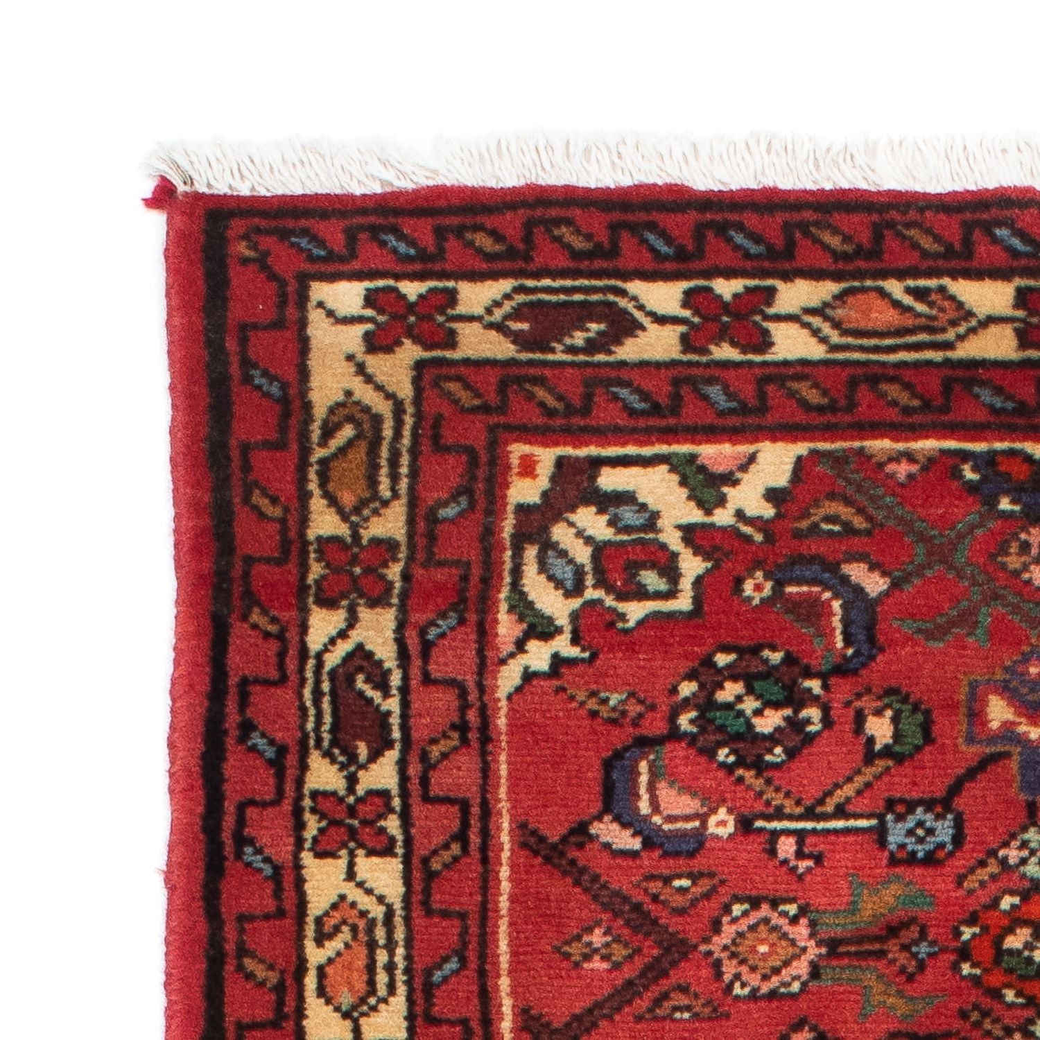 Tapis de couloir Tapis persan - Nomadic - 205 x 75 cm - rouge foncé