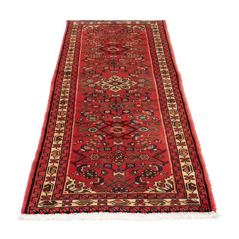 Tapis de couloir Tapis persan - Nomadic - 205 x 75 cm - rouge foncé