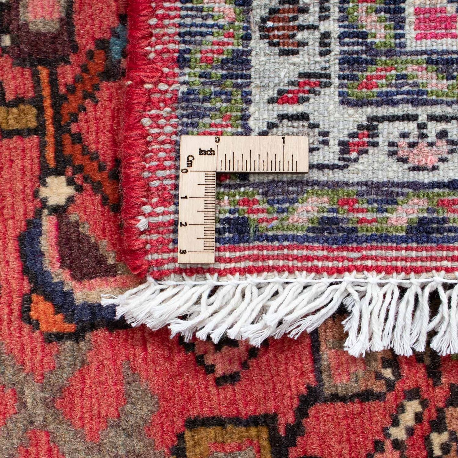Tapis de couloir Tapis persan - Nomadic - 200 x 70 cm - rouge foncé