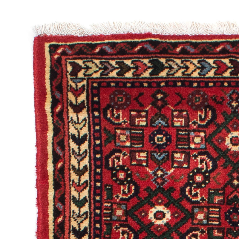 Tapis de couloir Tapis persan - Nomadic - 210 x 76 cm - rouge foncé