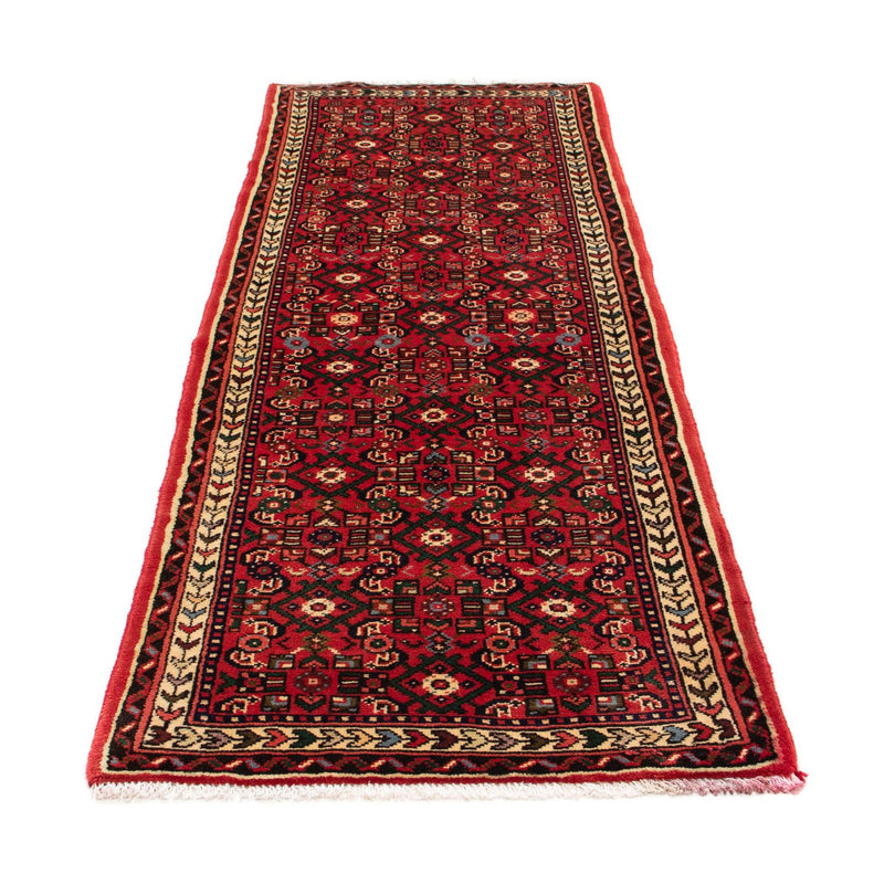 Tapis de couloir Tapis persan - Nomadic - 210 x 76 cm - rouge foncé