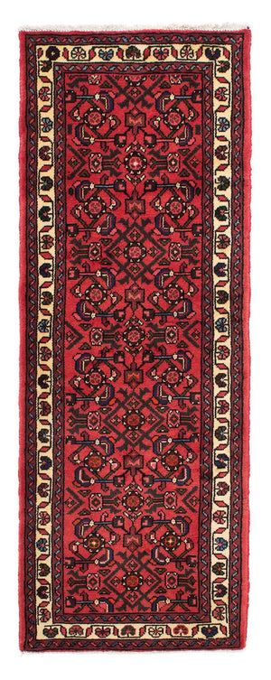 Tapis de couloir Tapis persan - Nomadic - 195 x 70 cm - rouge foncé