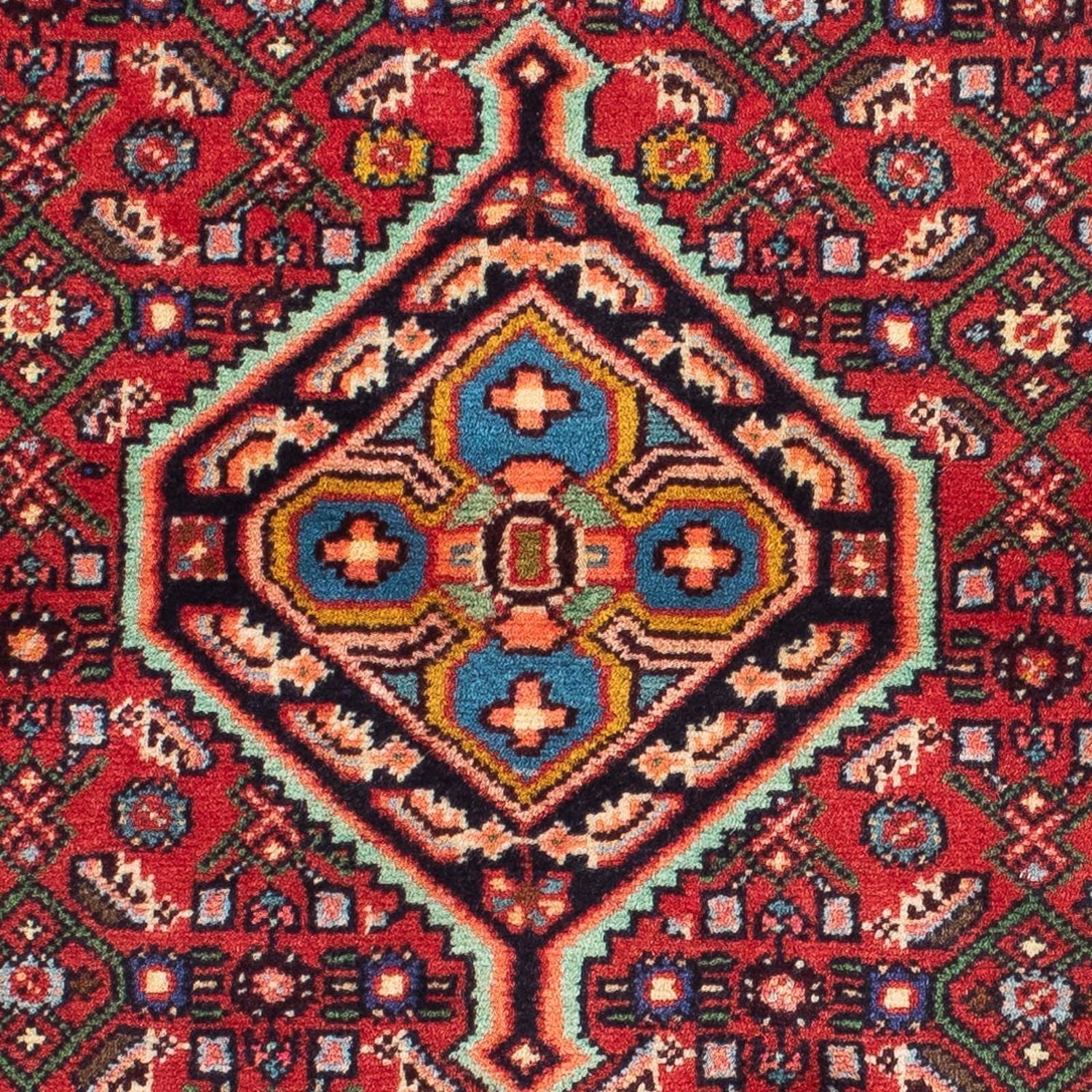 Tapis de couloir Tapis persan - Nomadic - 190 x 82 cm - rouge