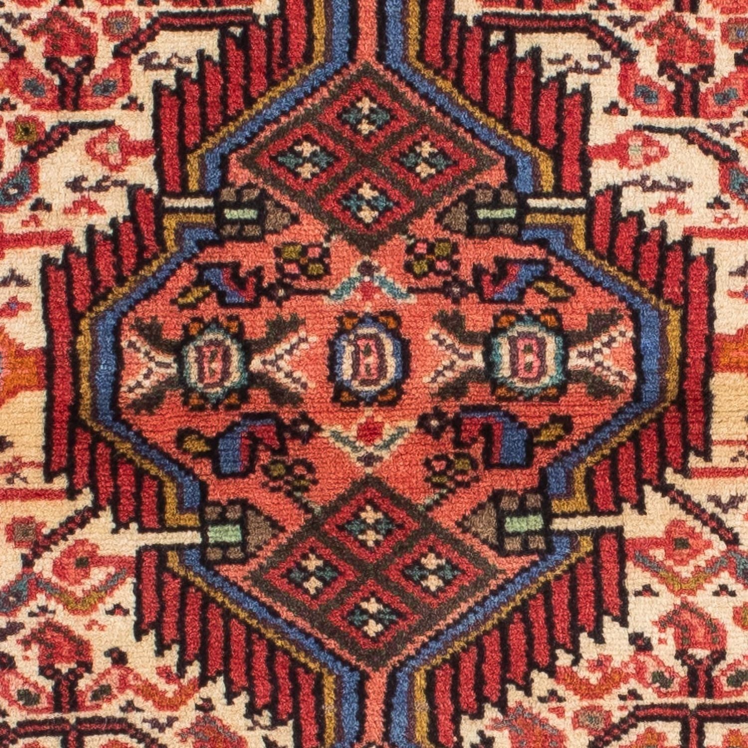 Tapis de couloir Tapis persan - Nomadic - 204 x 83 cm - rouge clair