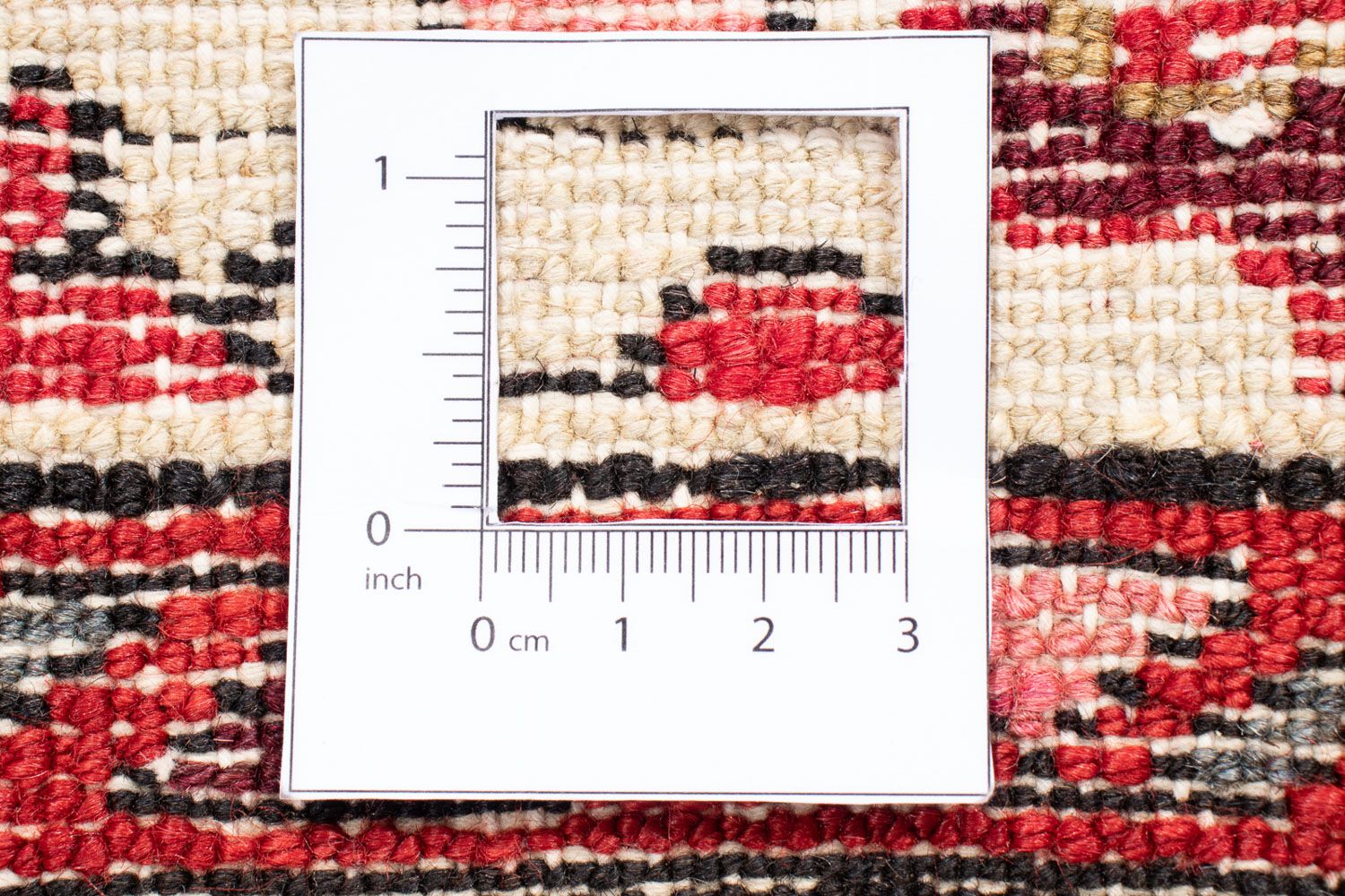 Tapis persan - Nomadic - 150 x 108 cm - rouge foncé