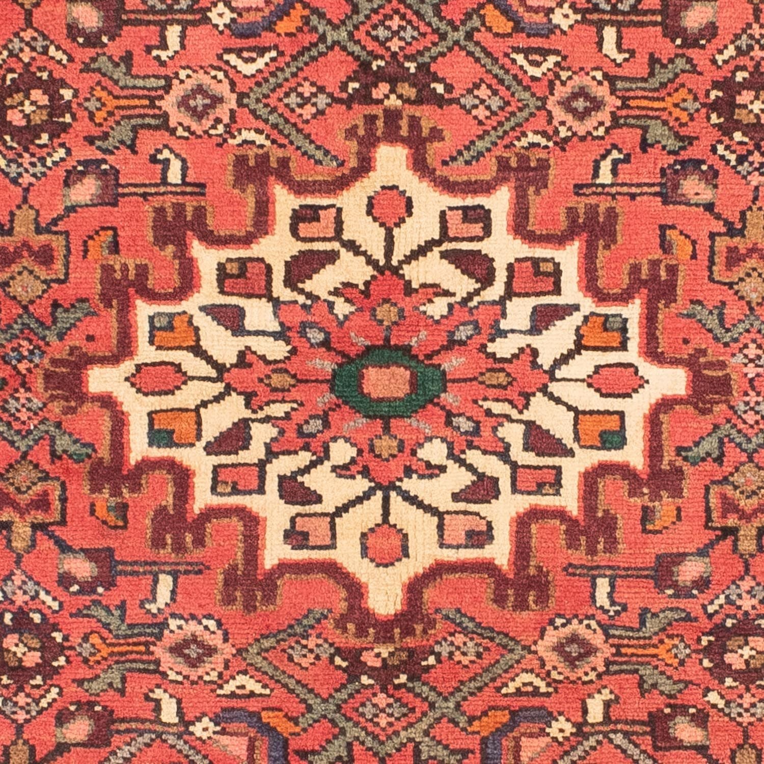Tapis persan - Nomadic - 150 x 110 cm - rouge clair