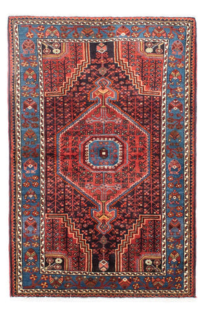 Tapis persan - Nomadic - 163 x 110 cm - rouge