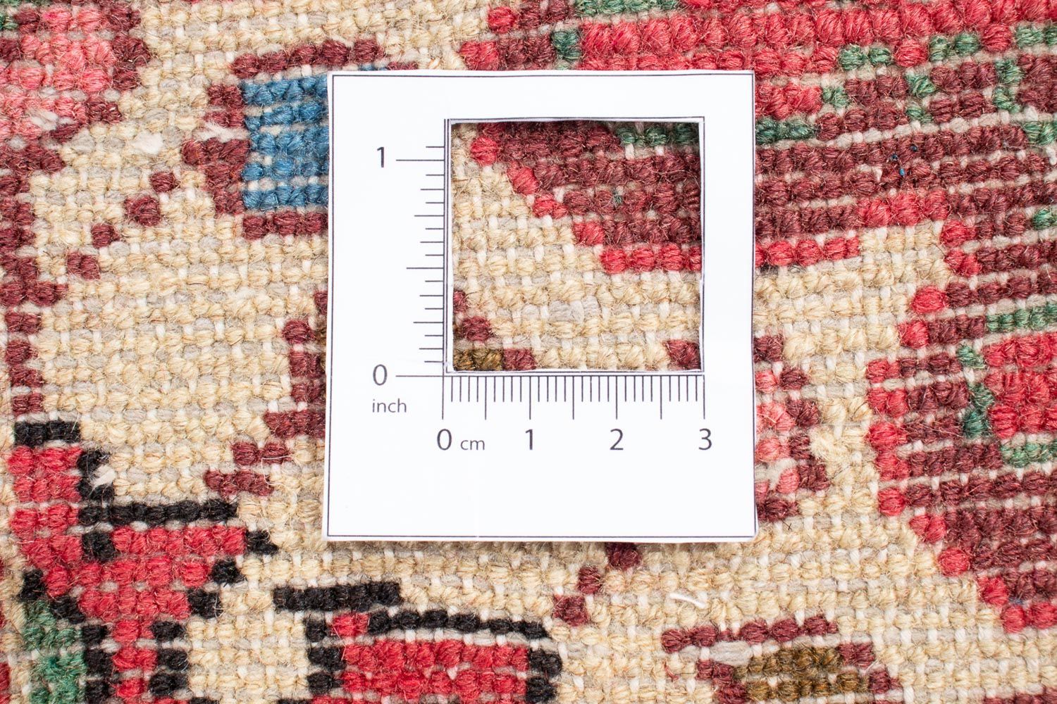 Tapis persan - Nomadic - 140 x 106 cm - rouge