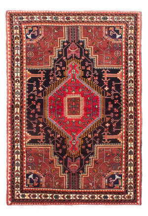 Tapis persan - Nomadic - 162 x 110 cm - bleu foncé