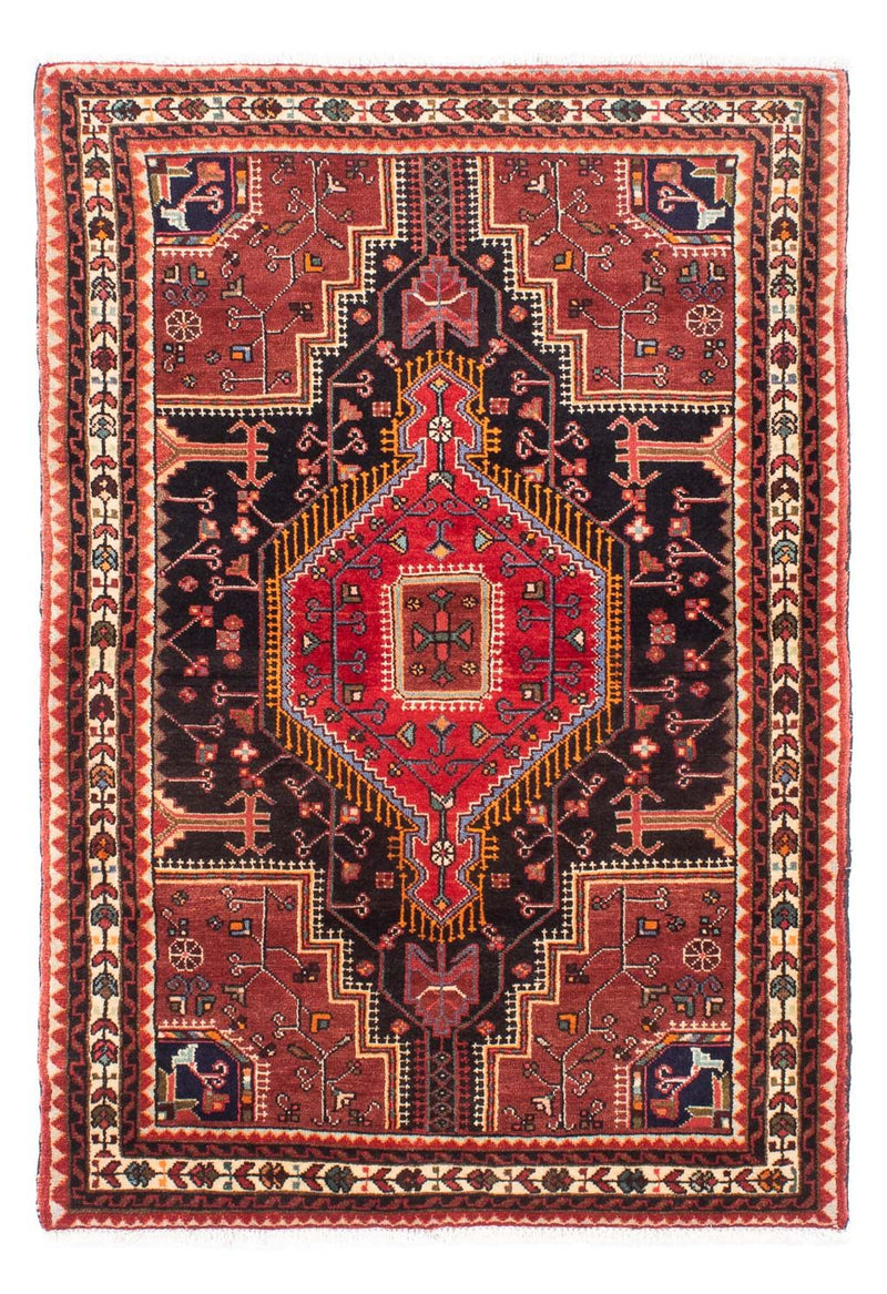 Tapis persan - Nomadic - 162 x 110 cm - bleu foncé