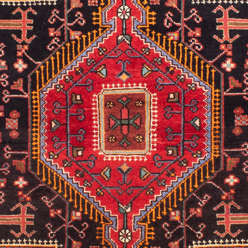 Tapis persan - Nomadic - 162 x 110 cm - bleu foncé
