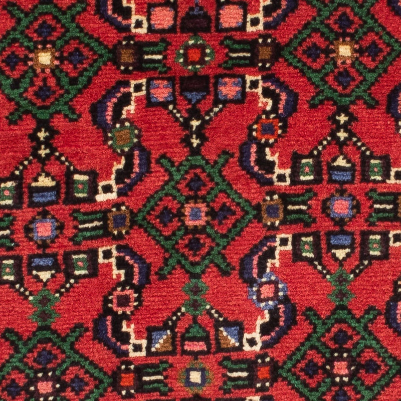 Tapis de couloir Tapis persan - Nomadic - 200 x 80 cm - rouge foncé