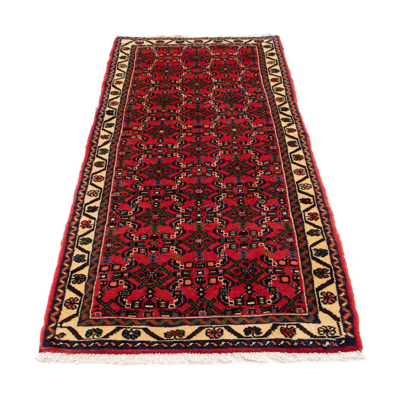 Tapis de couloir Tapis persan - Nomadic - 200 x 80 cm - rouge foncé
