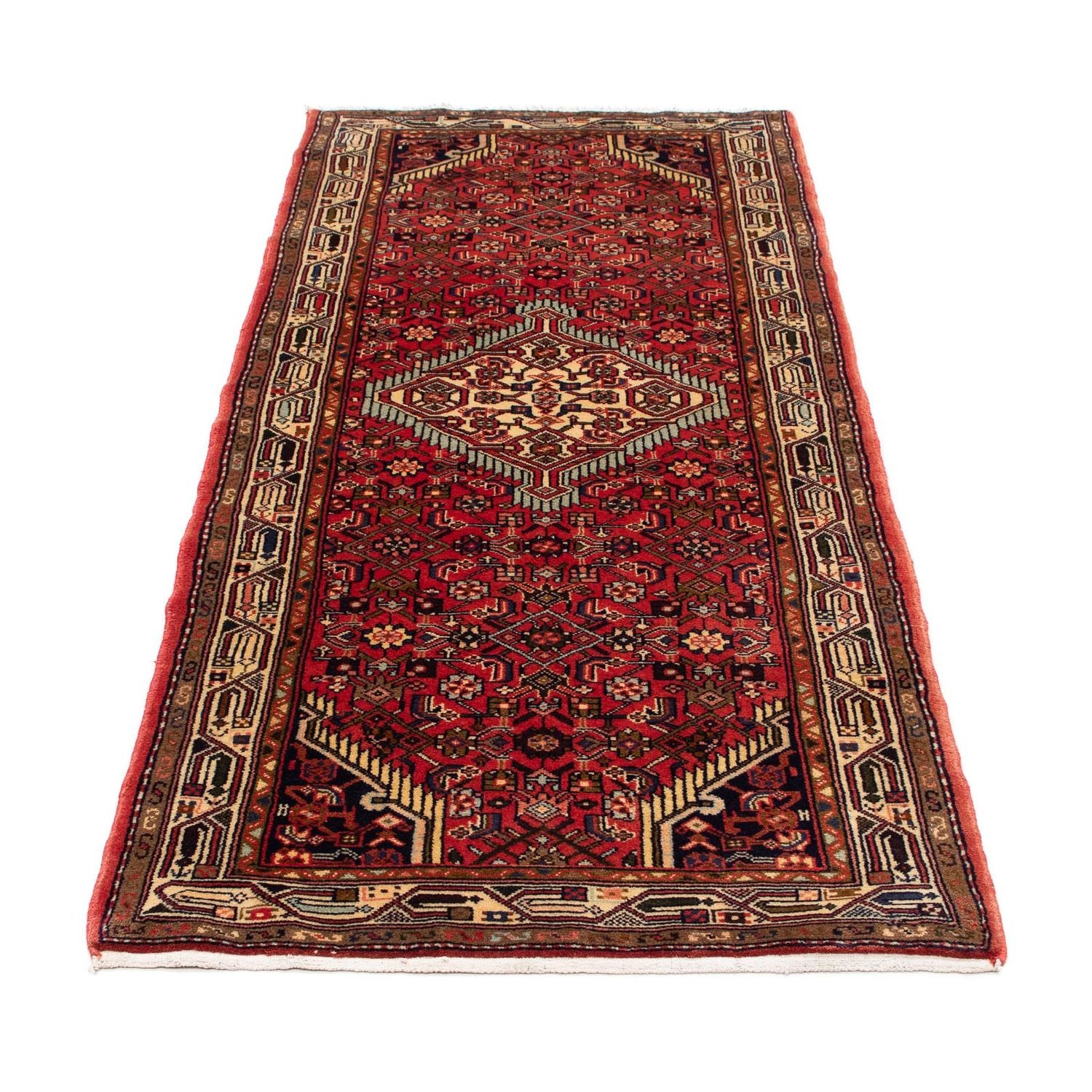 Tapis de couloir Tapis persan - Nomadic - 202 x 80 cm - rouge