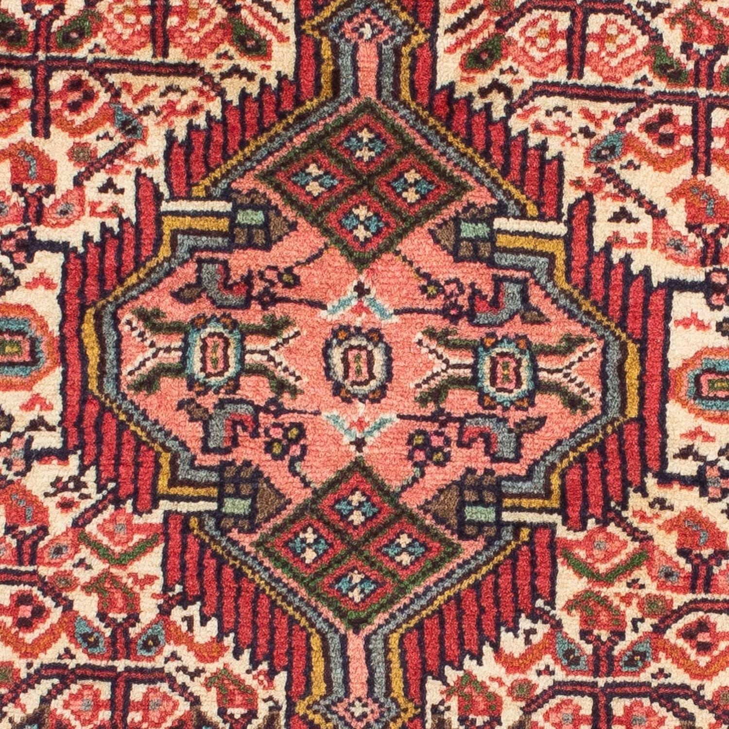 Tapis de couloir Tapis persan - Nomadic - 195 x 76 cm - rouge foncé