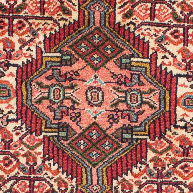 Tapis de couloir Tapis persan - Nomadic - 195 x 76 cm - rouge foncé