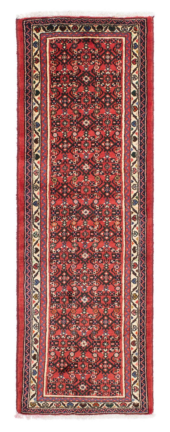 Tapis de couloir Tapis persan - Nomadic - 197 x 68 cm - rouge