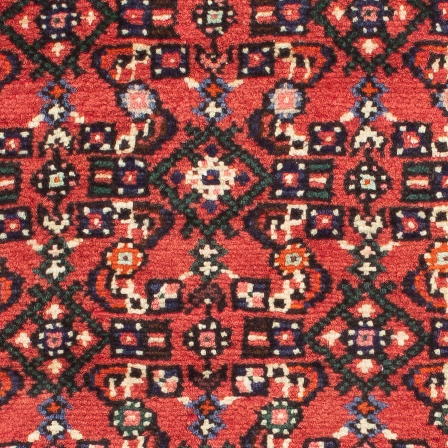 Tapis de couloir Tapis persan - Nomadic - 197 x 68 cm - rouge
