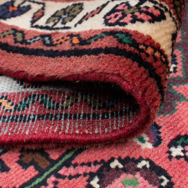 Tapis de couloir Tapis persan - Nomadic - 200 x 80 cm - rouge foncé