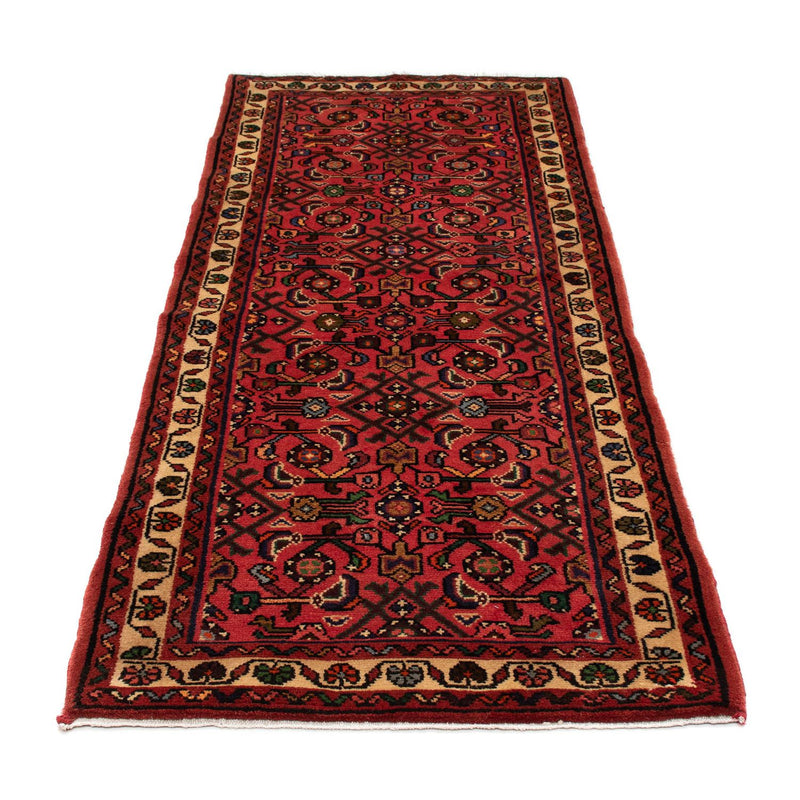Tapis de couloir Tapis persan - Nomadic - 200 x 80 cm - rouge foncé