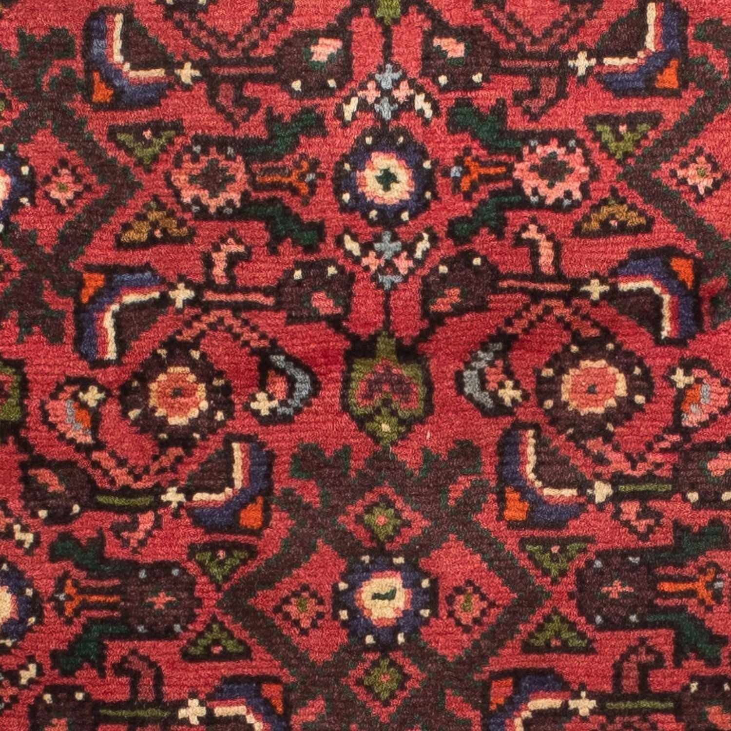 Tapis de couloir Tapis persan - Nomadic - 190 x 67 cm - rouge foncé