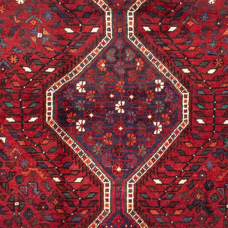 Tapis persan - Nomadic - 300 x 208 cm - rouge foncé