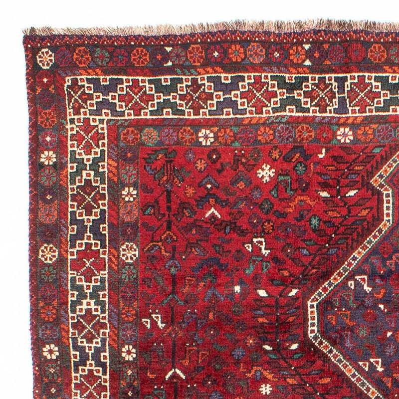 Tapis persan - Nomadic - 300 x 208 cm - rouge foncé