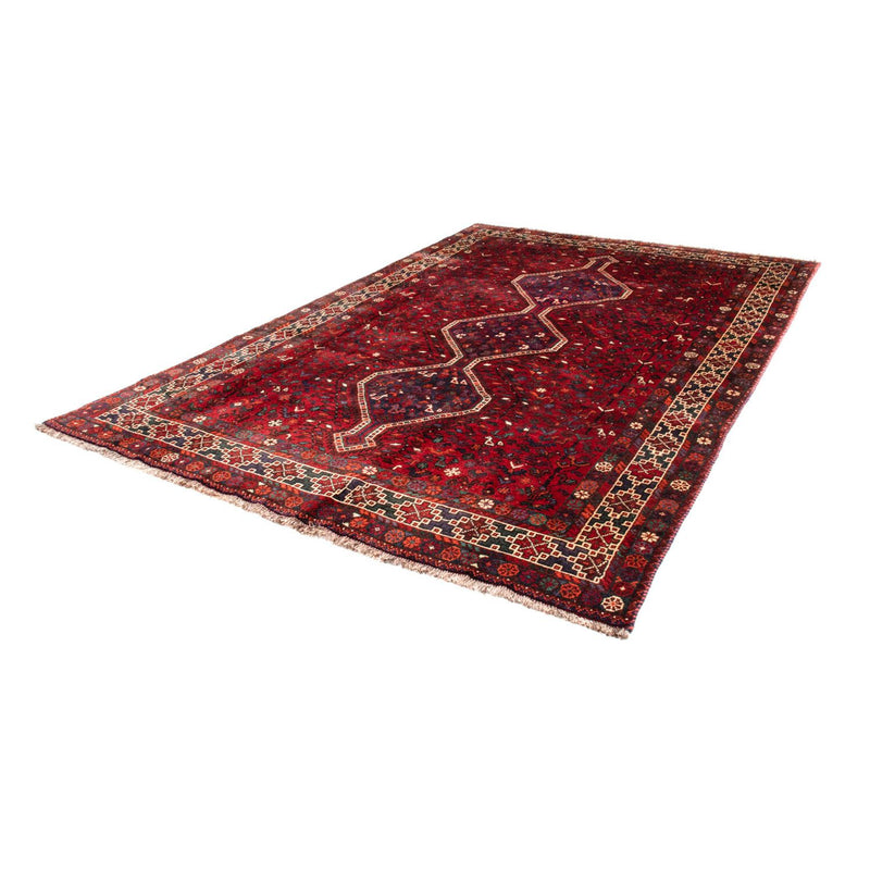 Tapis persan - Nomadic - 300 x 208 cm - rouge foncé