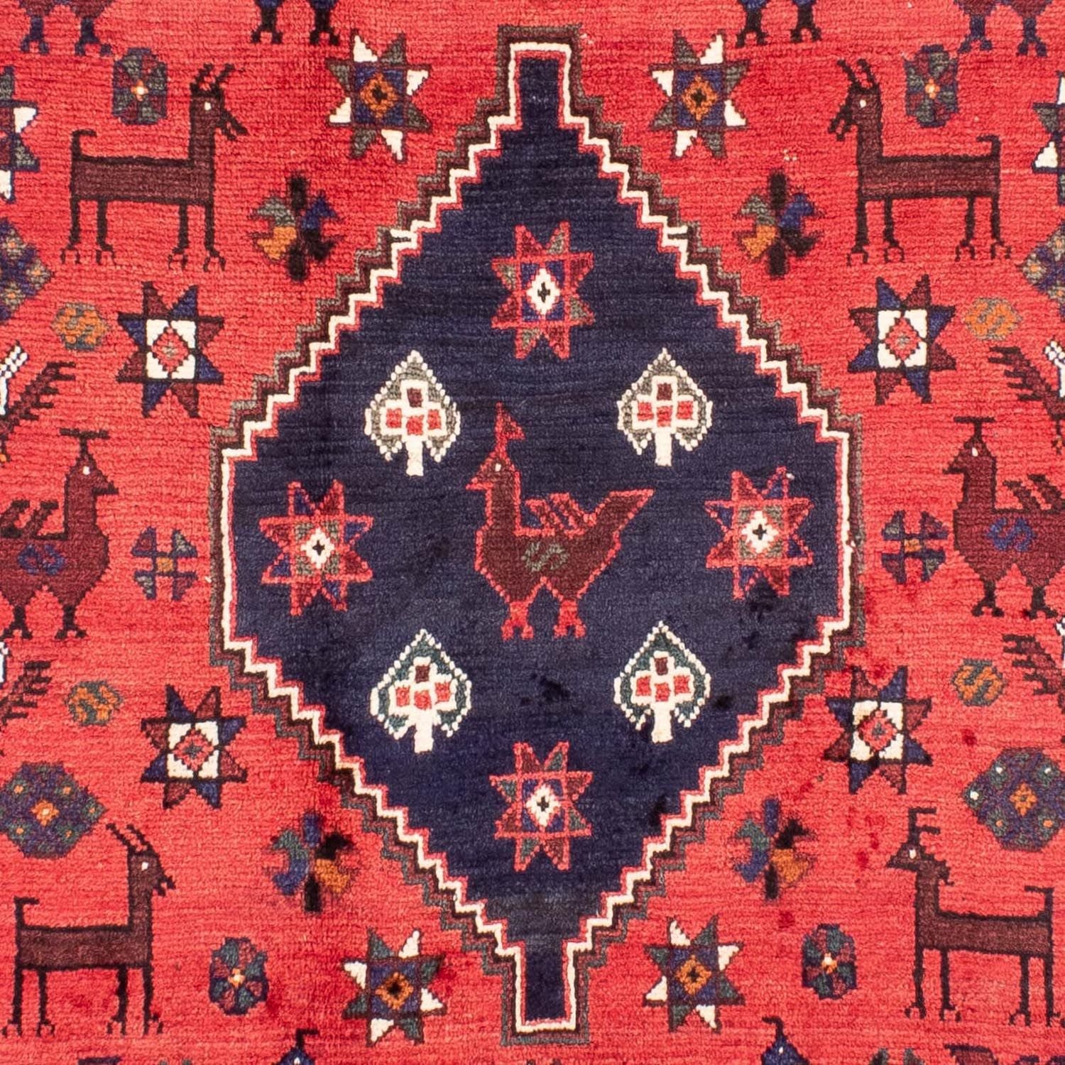 Tapis persan - Nomadic - 300 x 200 cm - rouge