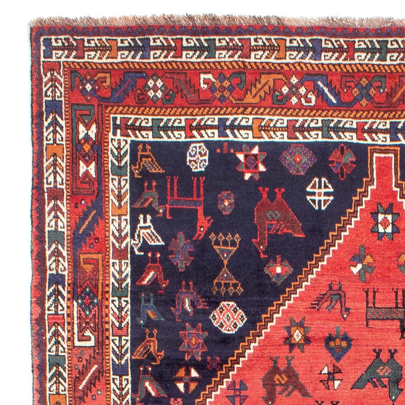 Tapis persan - Nomadic - 300 x 200 cm - rouge