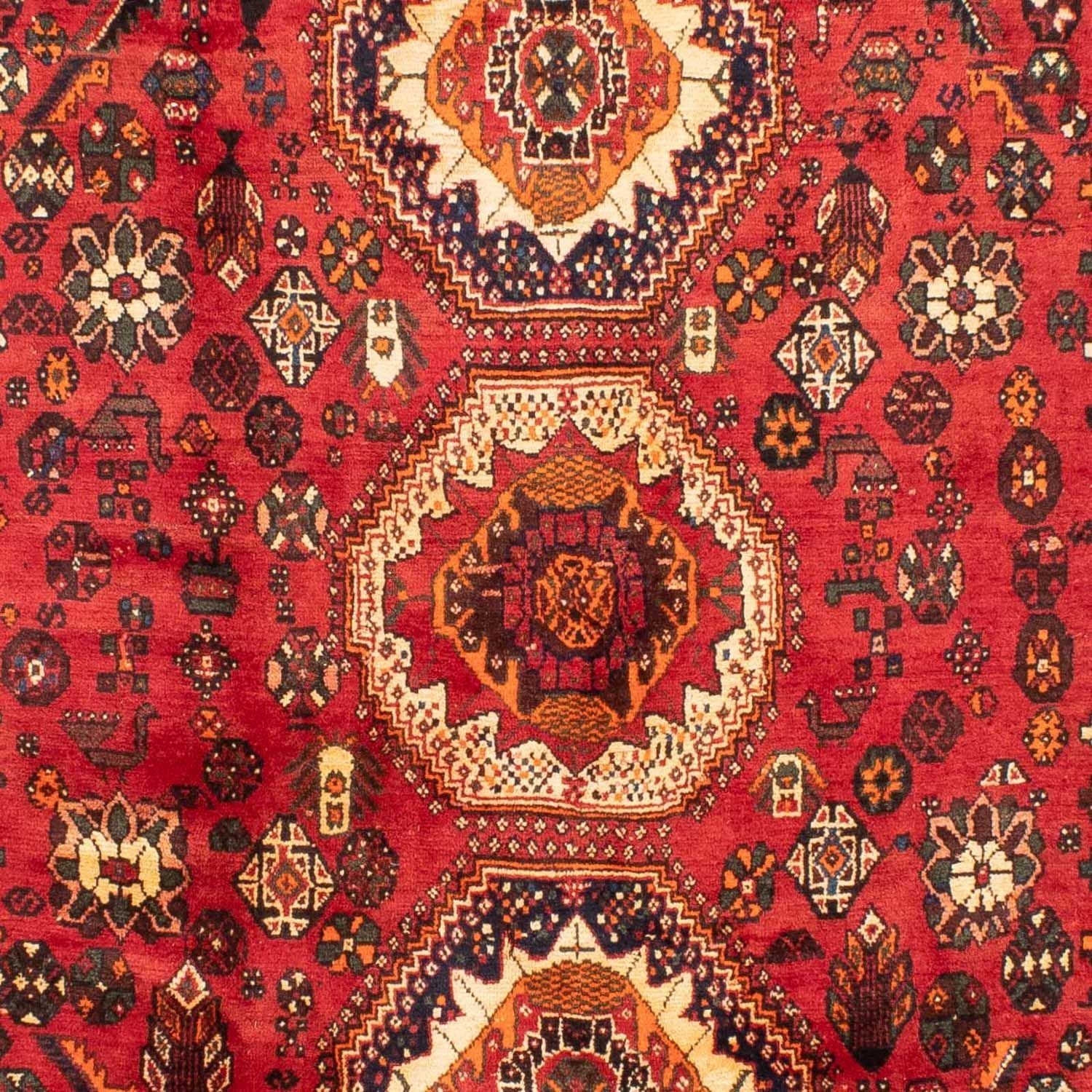 Tapis persan - Nomadic - 260 x 193 cm - rouge
