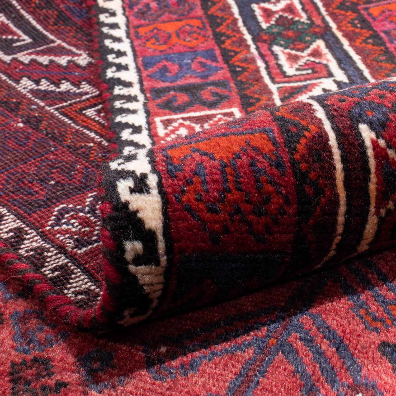 Tapis persan - Nomadic - 310 x 215 cm - rouge