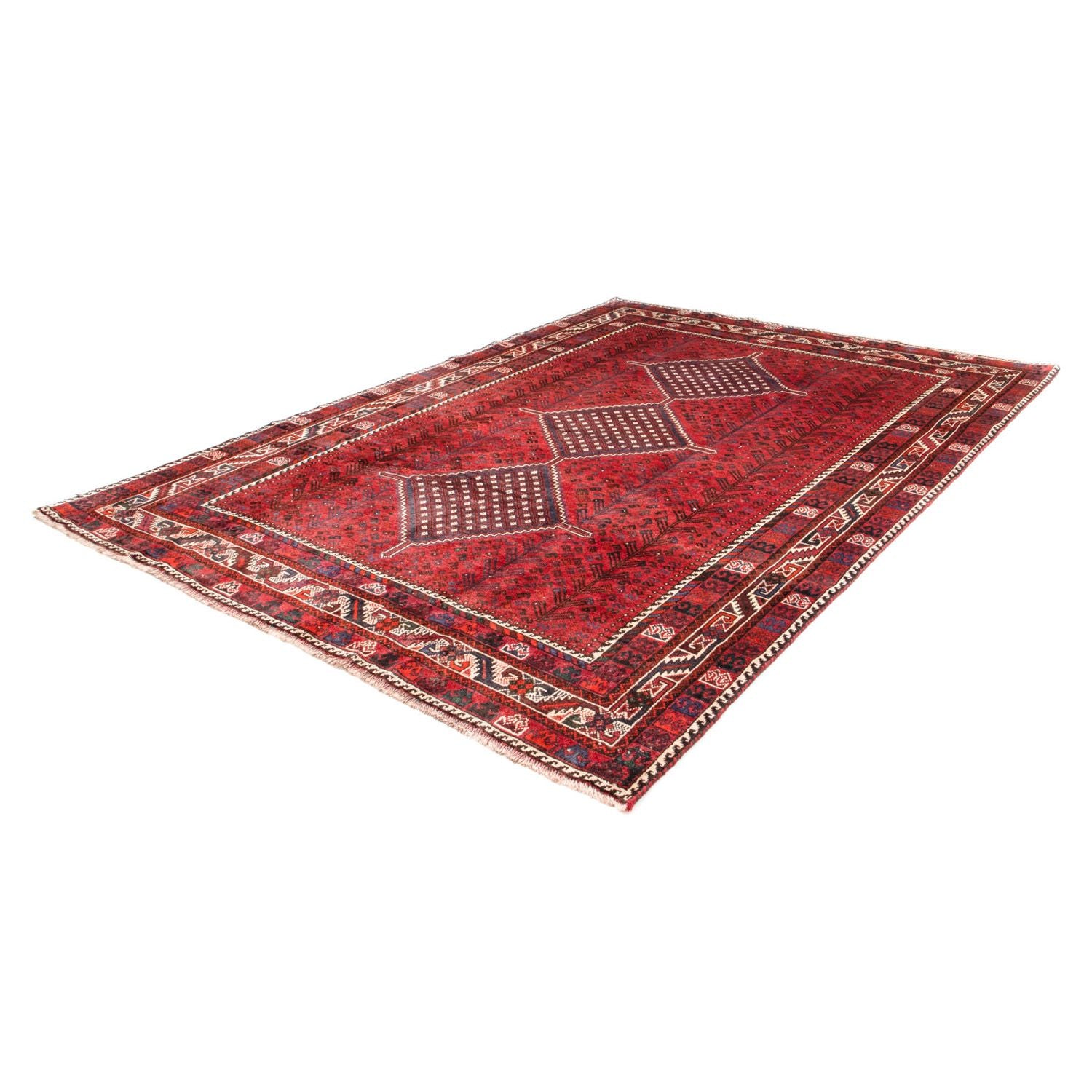 Tapis persan - Nomadic - 310 x 215 cm - rouge