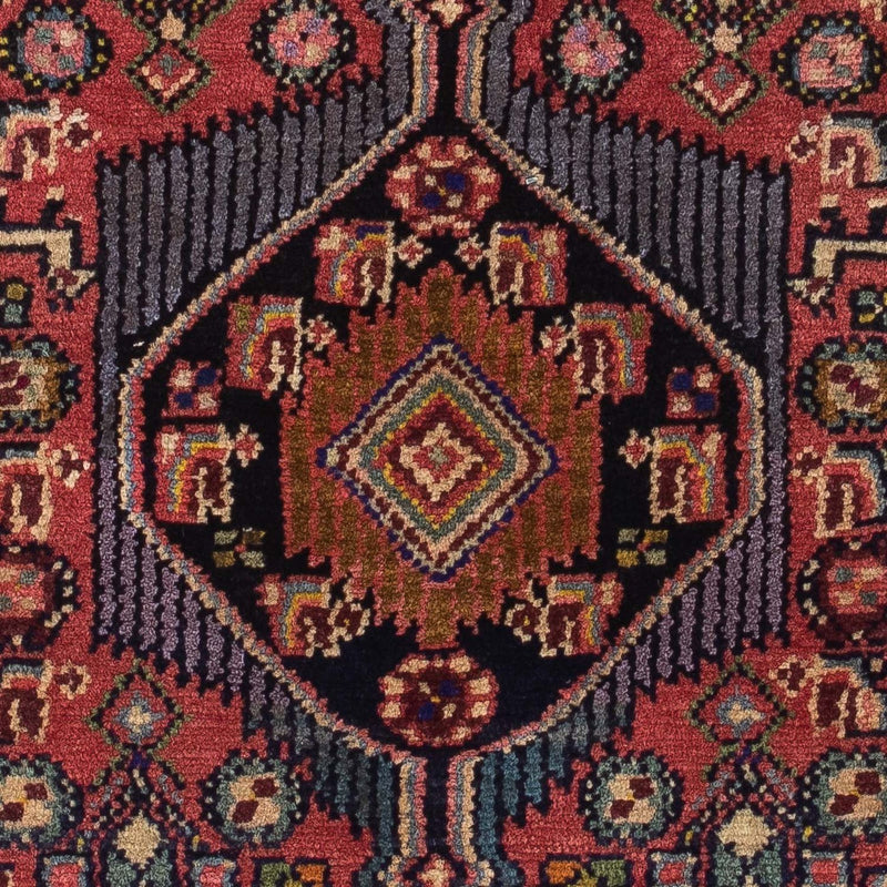 Tapis persan - Nomadic - 110 x 76 cm - rouge clair