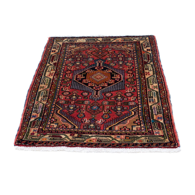 Tapis persan - Nomadic - 110 x 76 cm - rouge clair