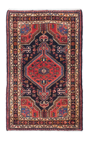 Tapis persan - Nomadic - 130 x 85 cm - bleu foncé