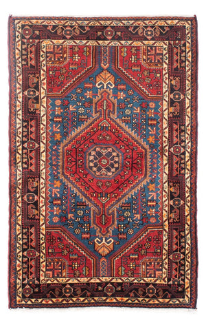 Tapis persan - Nomadic - 163 x 107 cm - rouge foncé