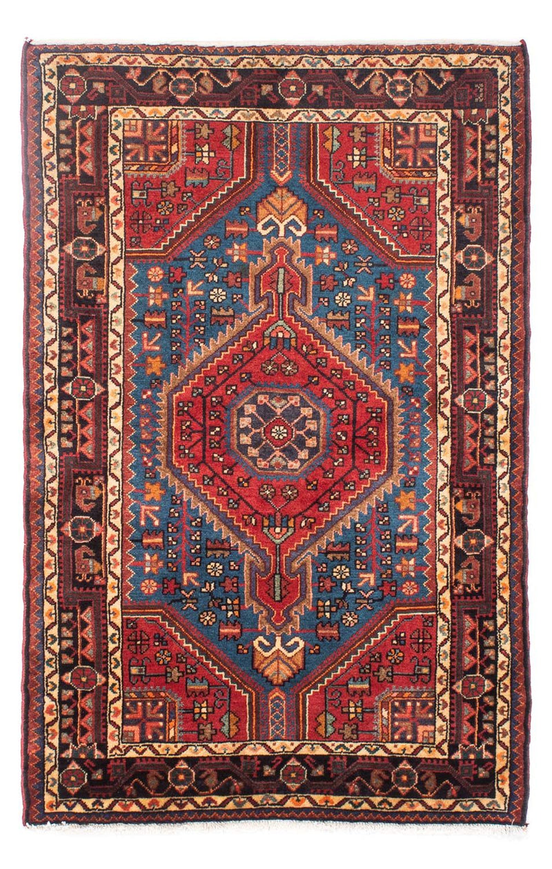 Tapis persan - Nomadic - 163 x 107 cm - rouge foncé