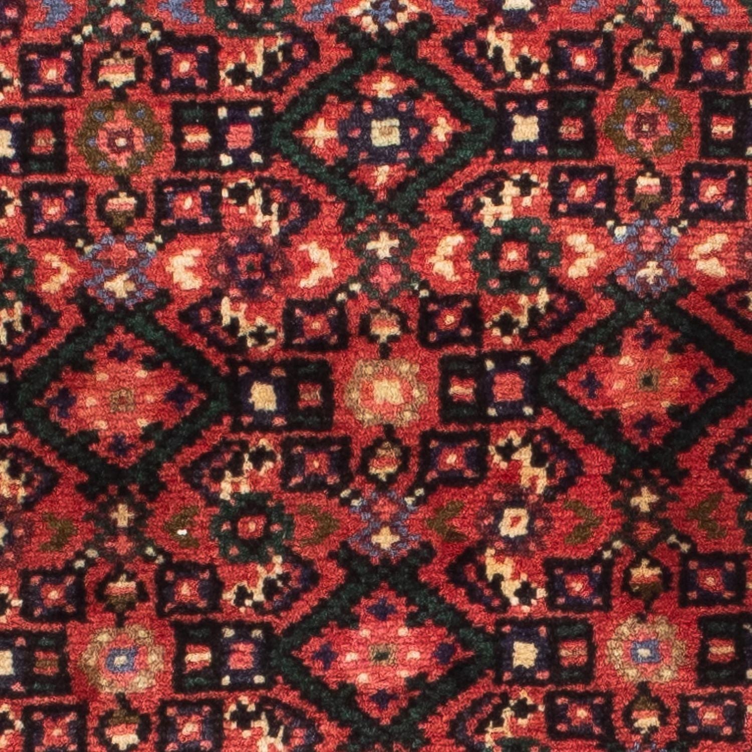 Tapis de couloir Tapis persan - Nomadic - 187 x 65 cm - rouge foncé