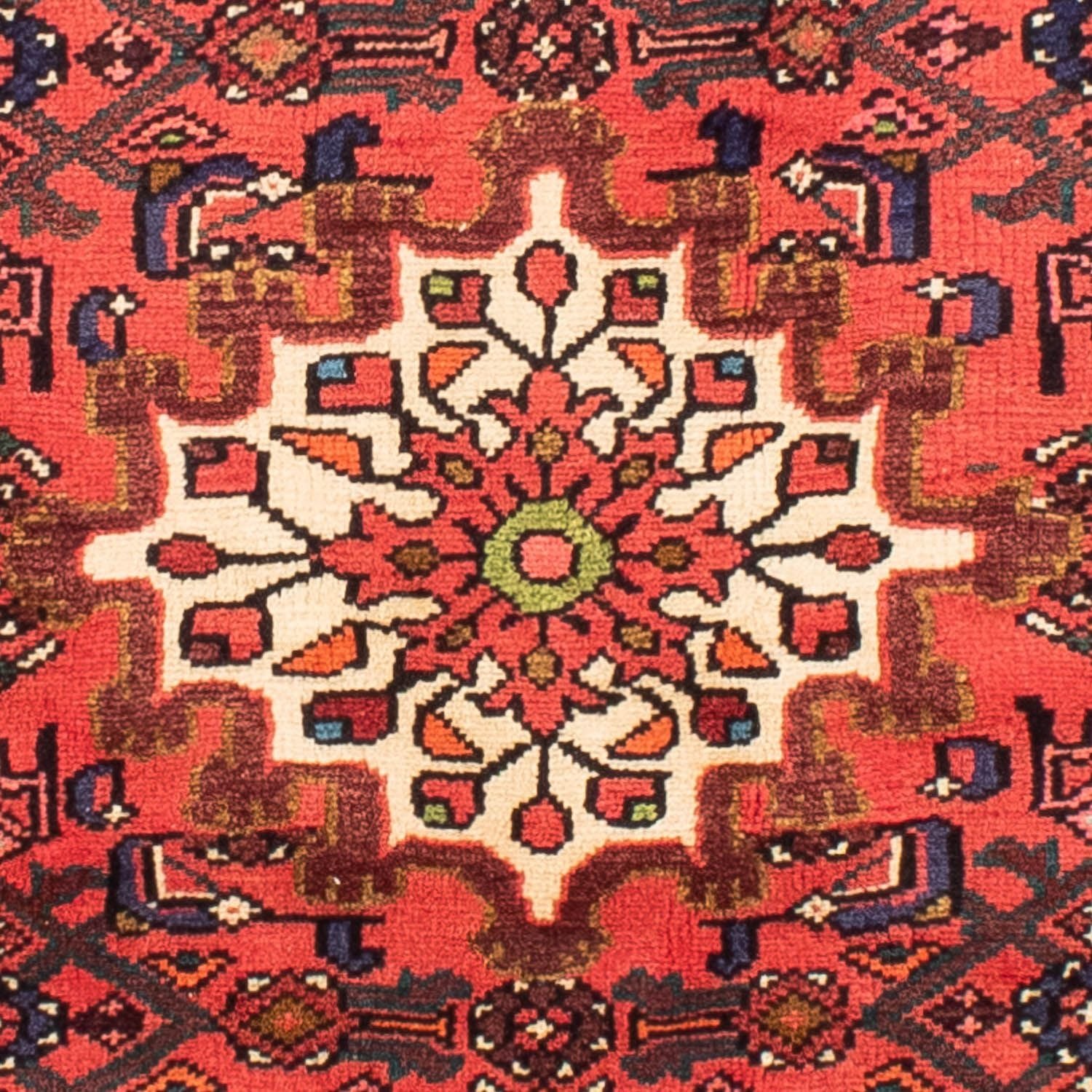 Tapis persan - Nomadic - 212 x 152 cm - rouge