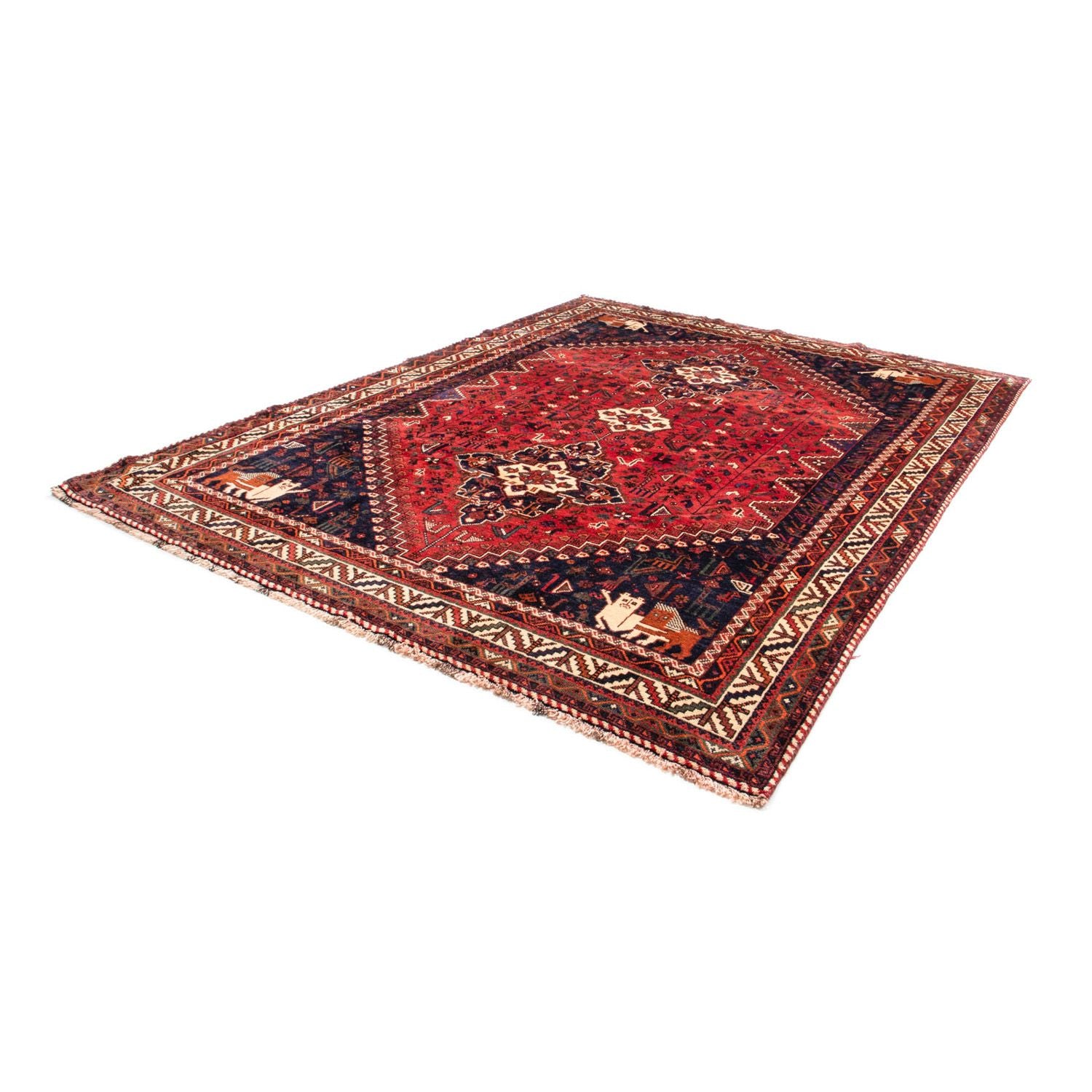 Tapis persan - Nomadic - 318 x 230 cm - rouge