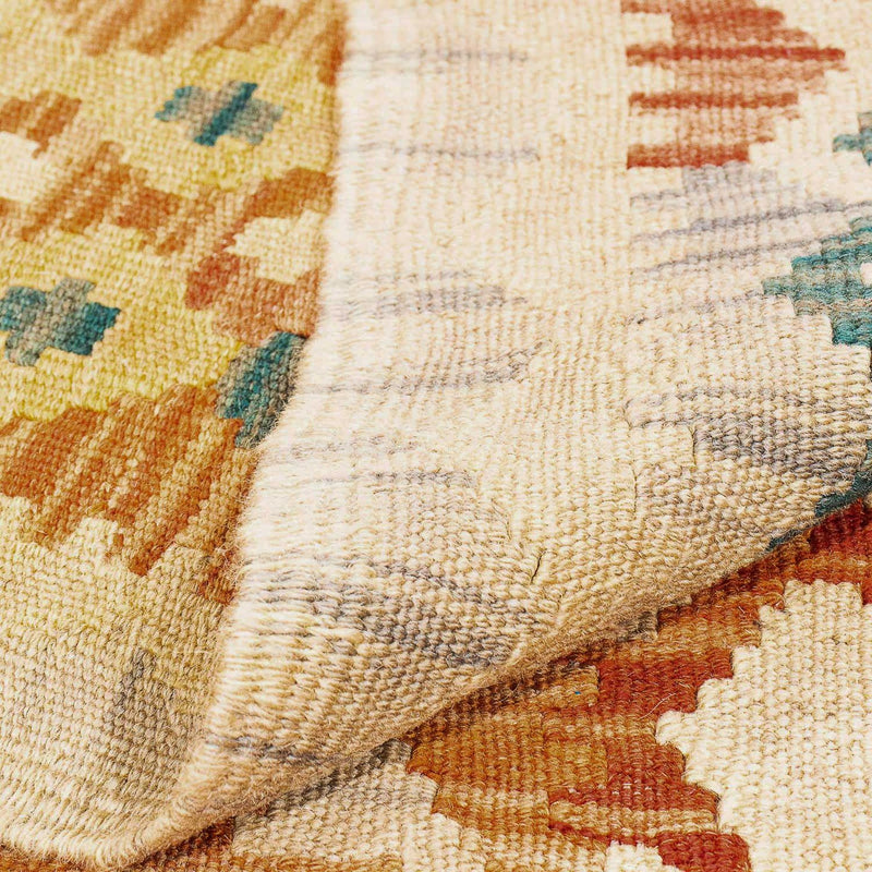Tapis Kelim - Splash - 299 x 203 cm - multicolore