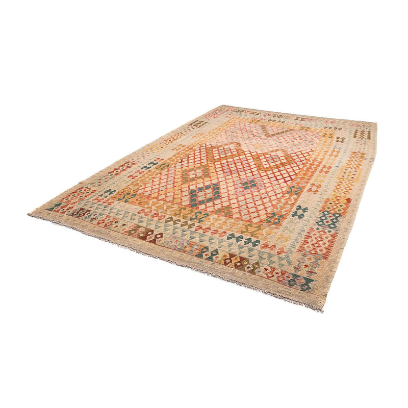 Tapis Kelim - Splash - 299 x 203 cm - multicolore