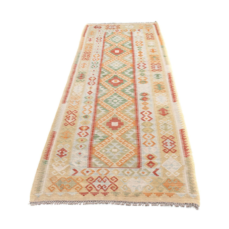 Tapis de couloir Tapis Kelim - Splash - 287 x 83 cm - multicolore