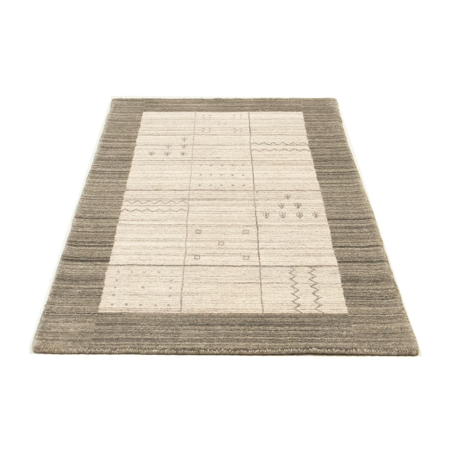 Tapis vintage - 160 x 90 cm - argent