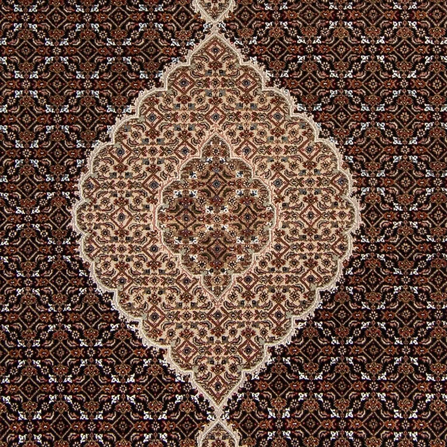 Tapis persan - Tabriz - 300 x 201 cm - bleu foncé
