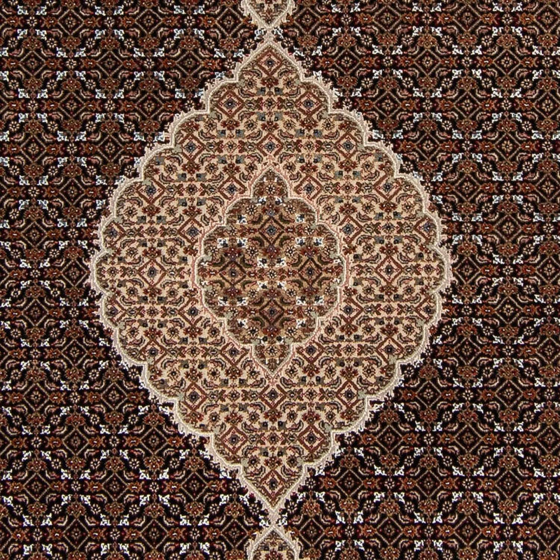 Tapis persan - Tabriz - 300 x 201 cm - bleu foncé