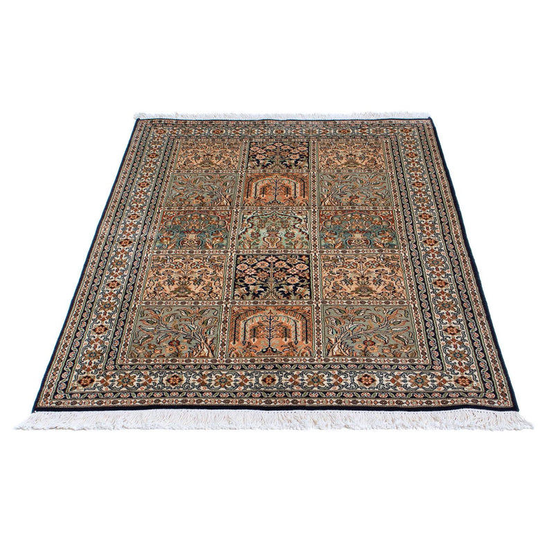 Tapis en soie - Soie du Cachemire - 150 x 92 cm - multicolore