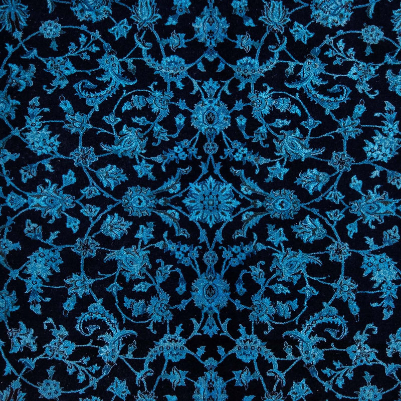 Tapis persan - Nain - 298 x 200 cm - bleu foncé